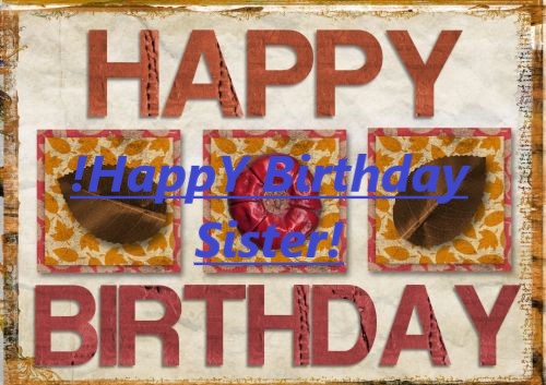 Sister Happy Birthday Images