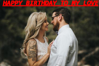 Lover Happy Birthday