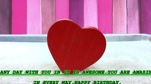 Lover Happy Birthday