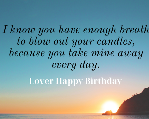 Lover happy birthday 