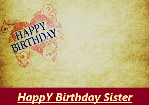 Sister Happy Birthday Images