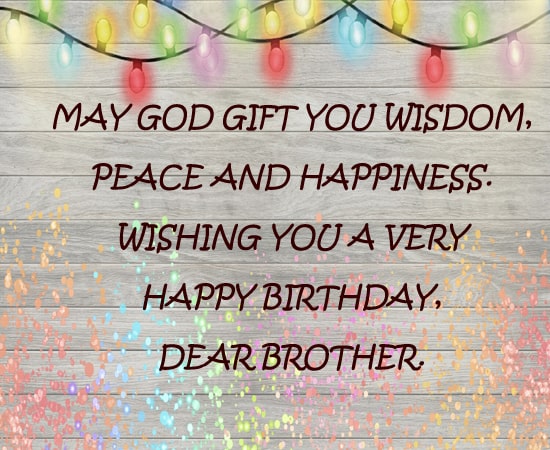 Birthday Wishes for Brother Free Download