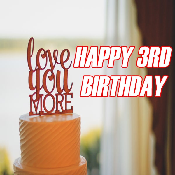 Cake Happy 3Rd Birthday Photo