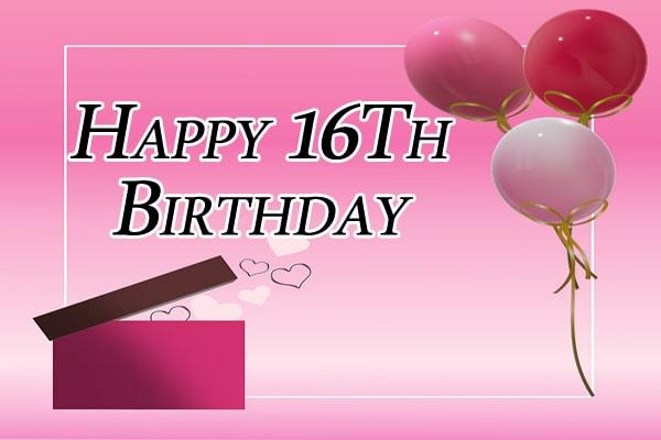 Happy 16Th Birthday Images