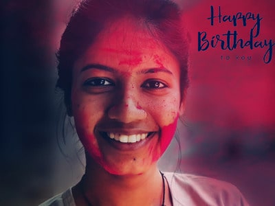 Happy Holi Birthday Wishes Images