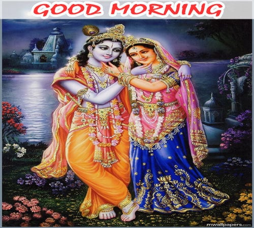 Radha Krishna Good Morning Images