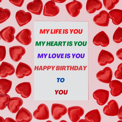 Love Romantic Happy Birthday Images