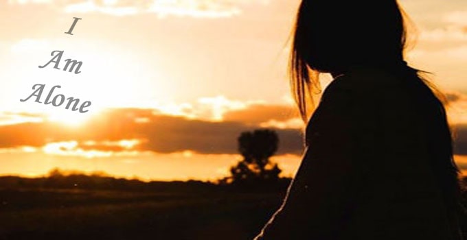 Alone Girl Whatsapp DP For Whatsapp