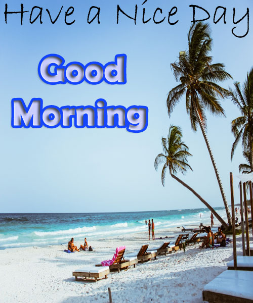 beach good morning photos