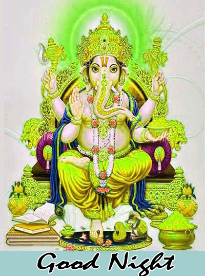 good night god images hd ganesha photo