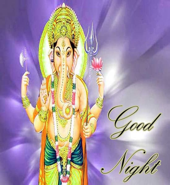 good night god images hd ganesha pics