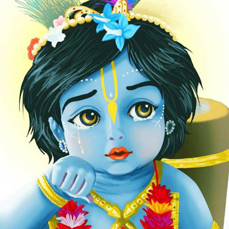 Cute Krishna Images For Whatsapp DP