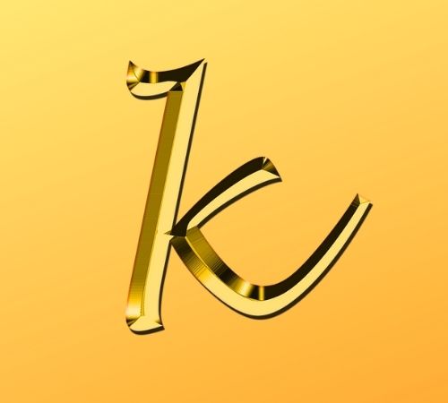 Stylish K Letter Dp Wallpaper