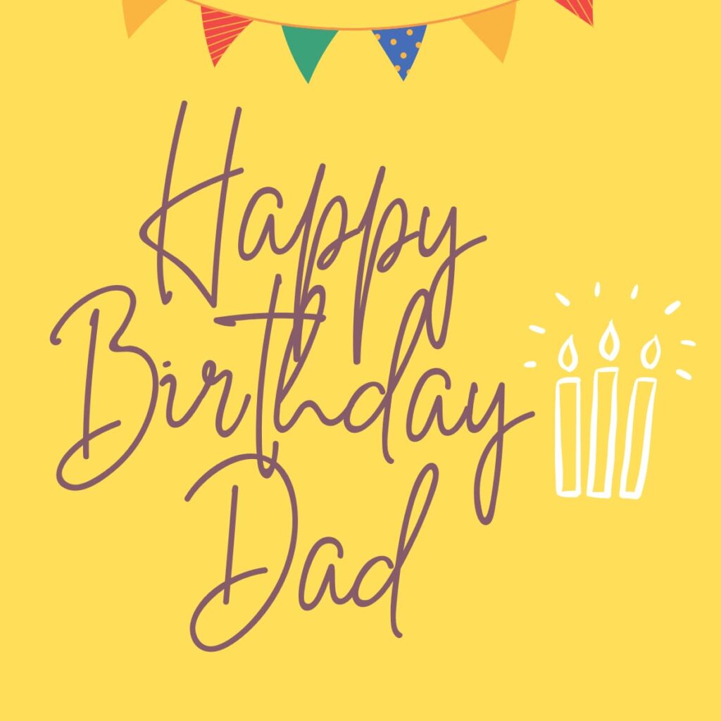 Happy Birthday Wishes Dad