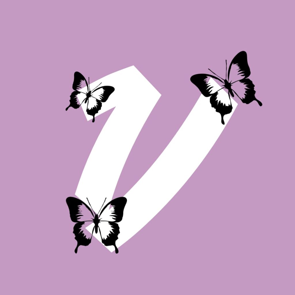 Stylish V Letter Dp HD Free Download Stylish V Letter Dp HD Free Download