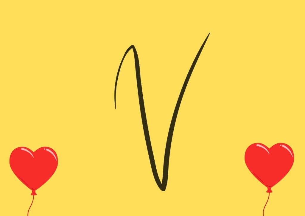 V Name Love Wallpaper V Name Love Wallpaper