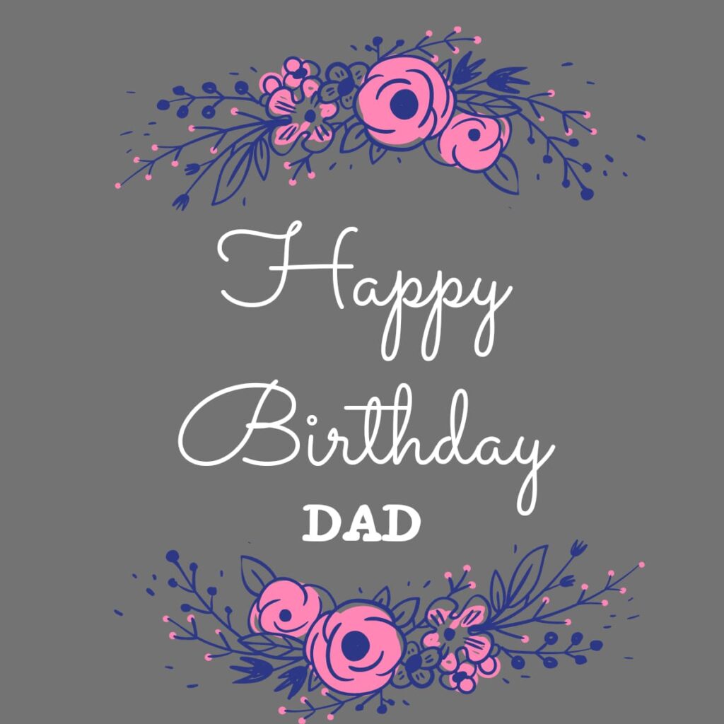 happy birthday dad image