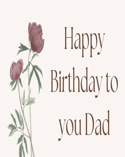 happy birthday dad images Hd