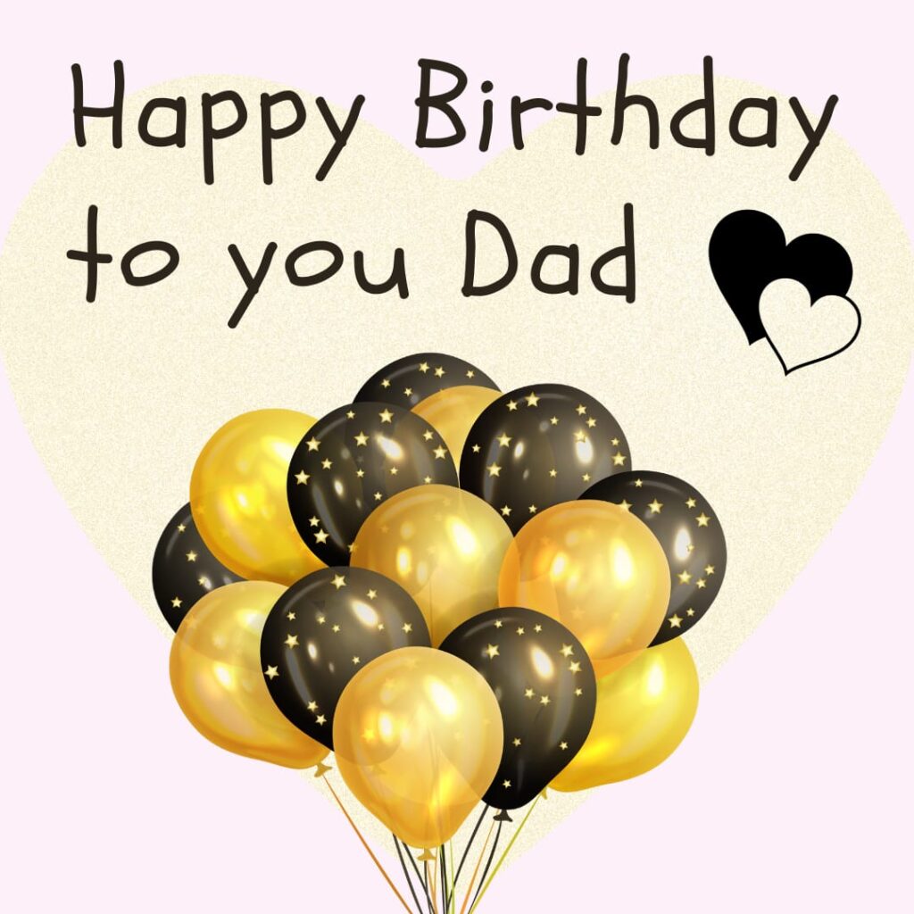 happy birthday in heaven dad images