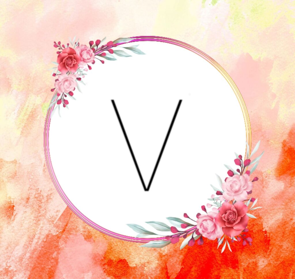 v letter dp v letter dp
