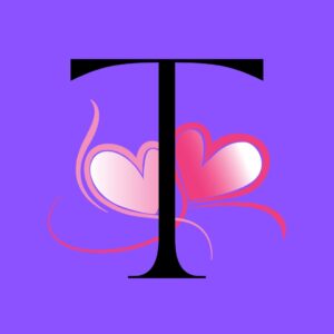 T lOVE Stylish T Letter Dp