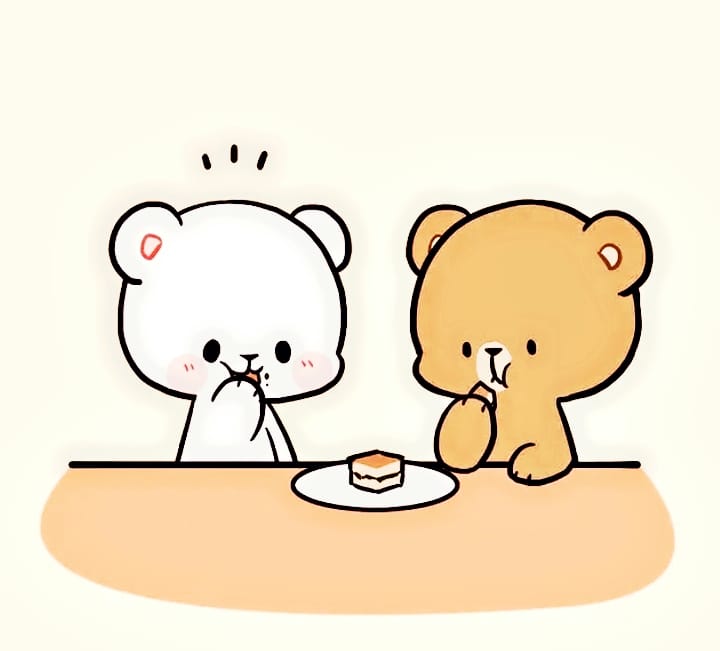 Cute Milk and Mocha Bears Wallpaper Download