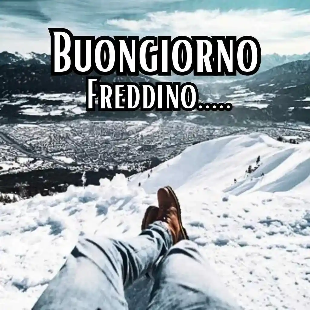 buongiorno freddoloso frasi