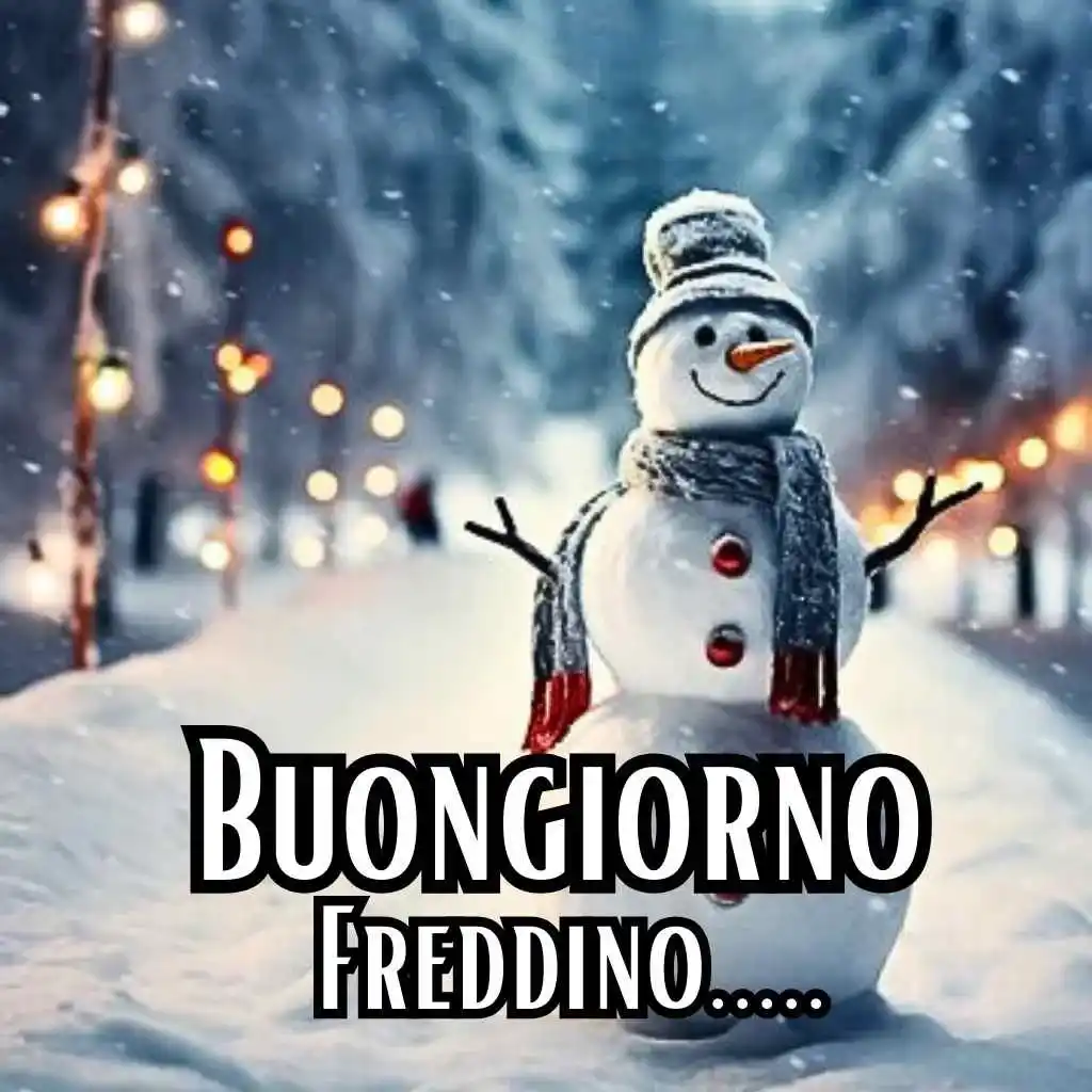 buongiorno freddoloso nuove