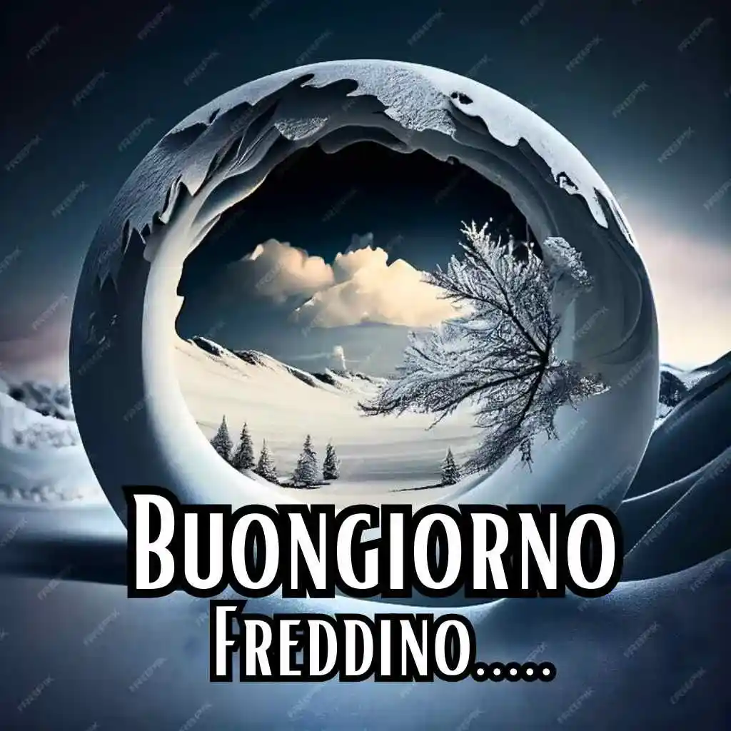 buongiorno freddoloso venerdì