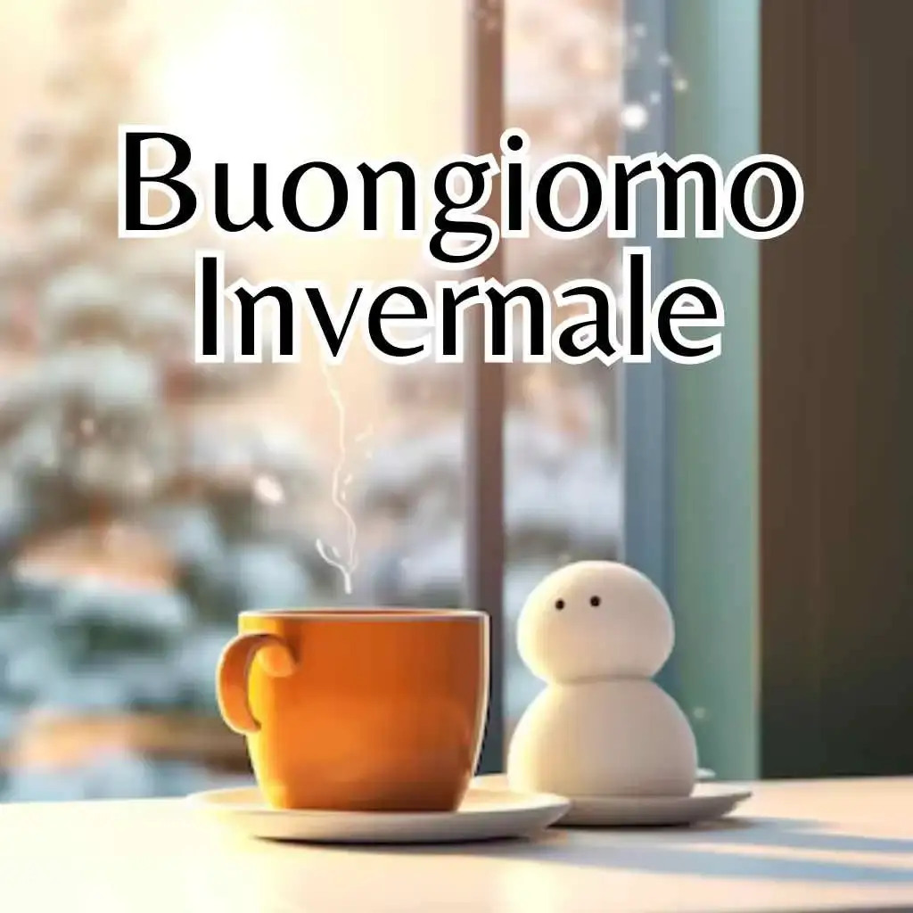 buongiorno immagini invernali bellissime