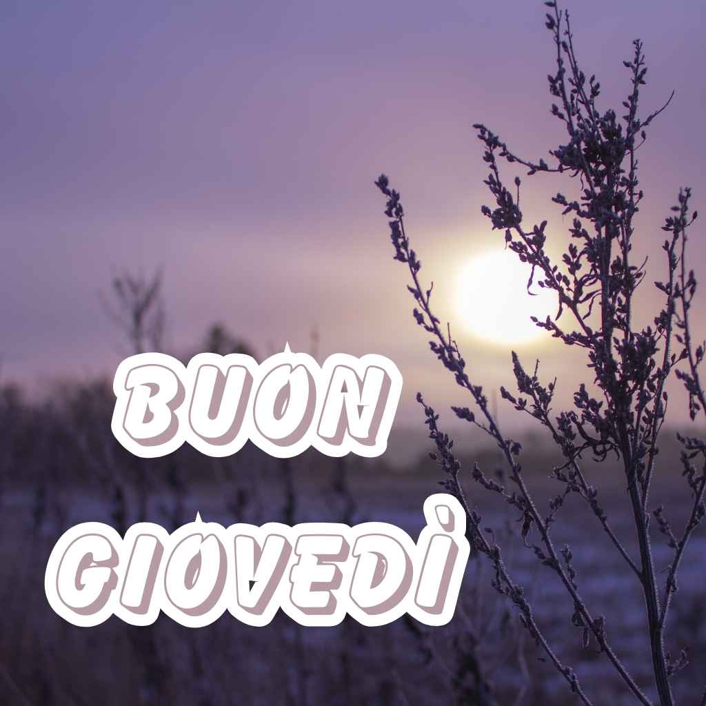 buon giovedì invernale gif