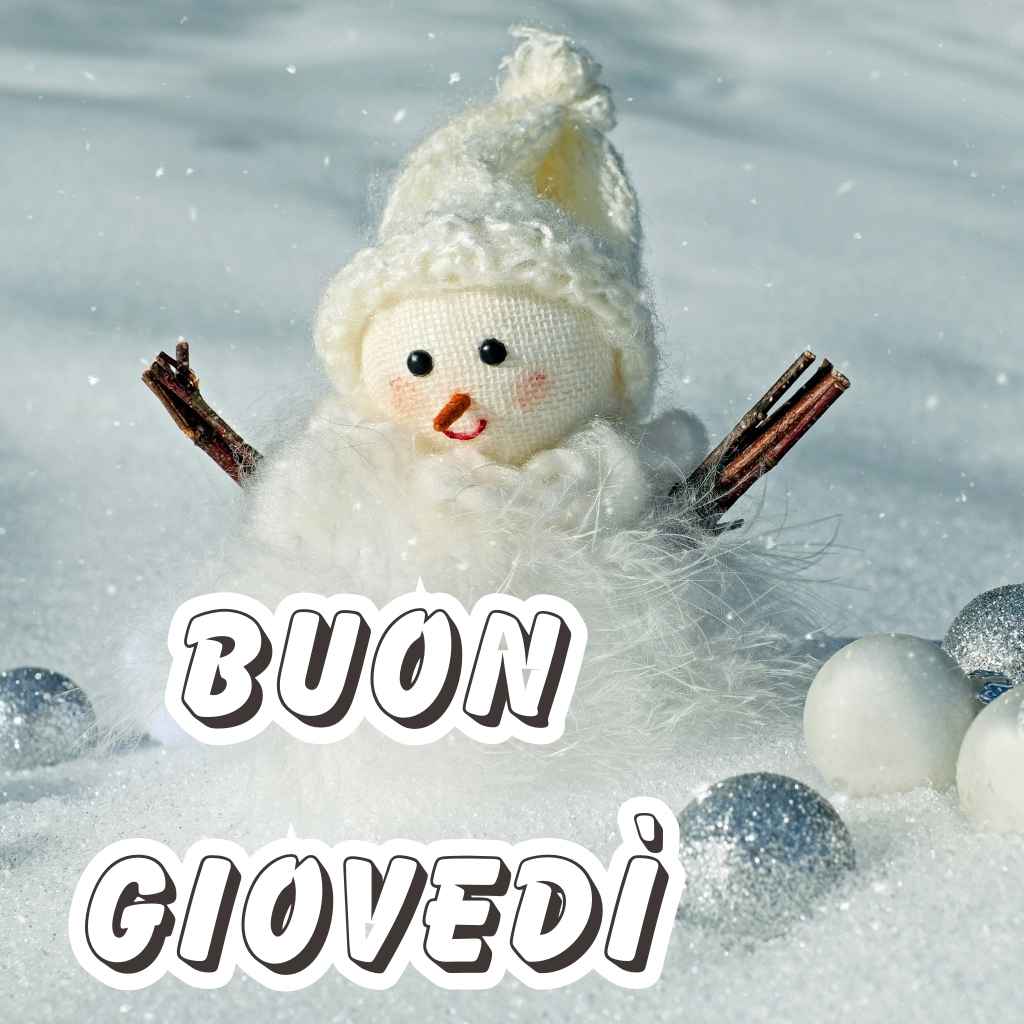 buon giovedì invernale vintage