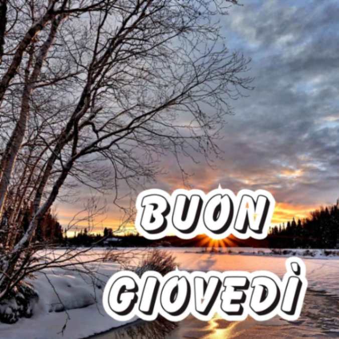 Buon Giovedì invernale