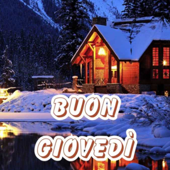 buona giornata giovedì invernale