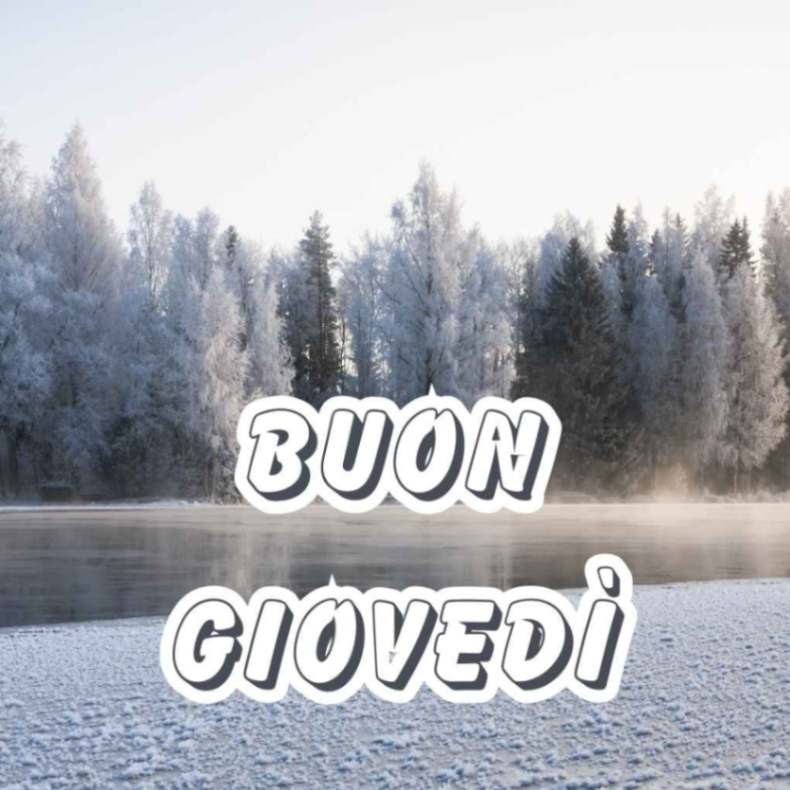 immagini buon giovedi invernali