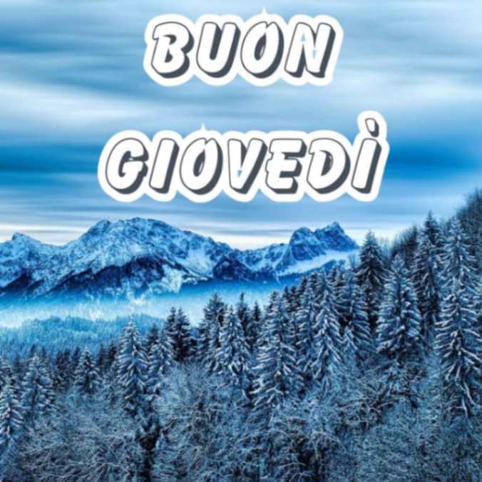 immagini buongiorno buon giovedì invernale