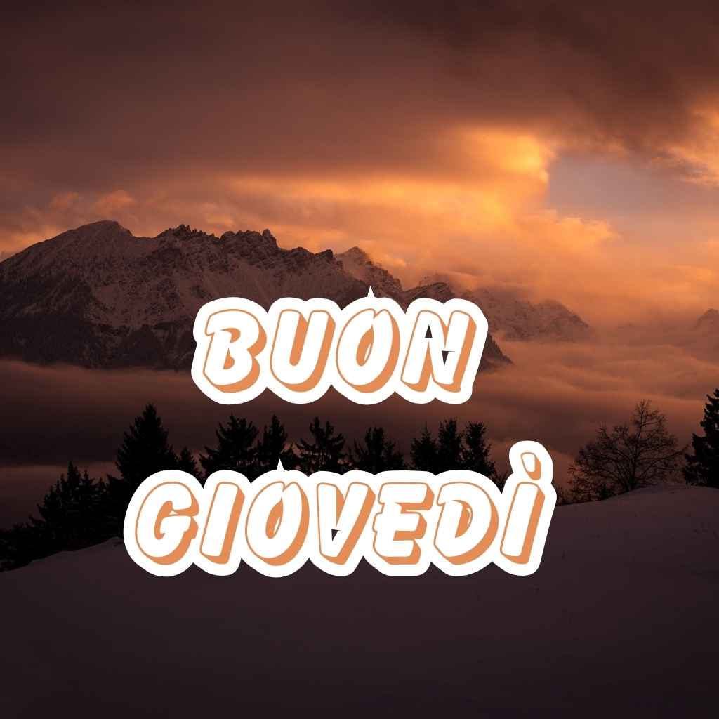 immagini di Buon Giovedi Invernale