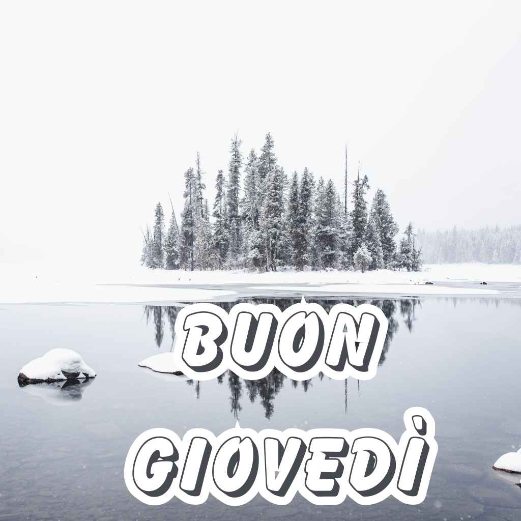 immagini di buongiorno e buon giovedì invernale