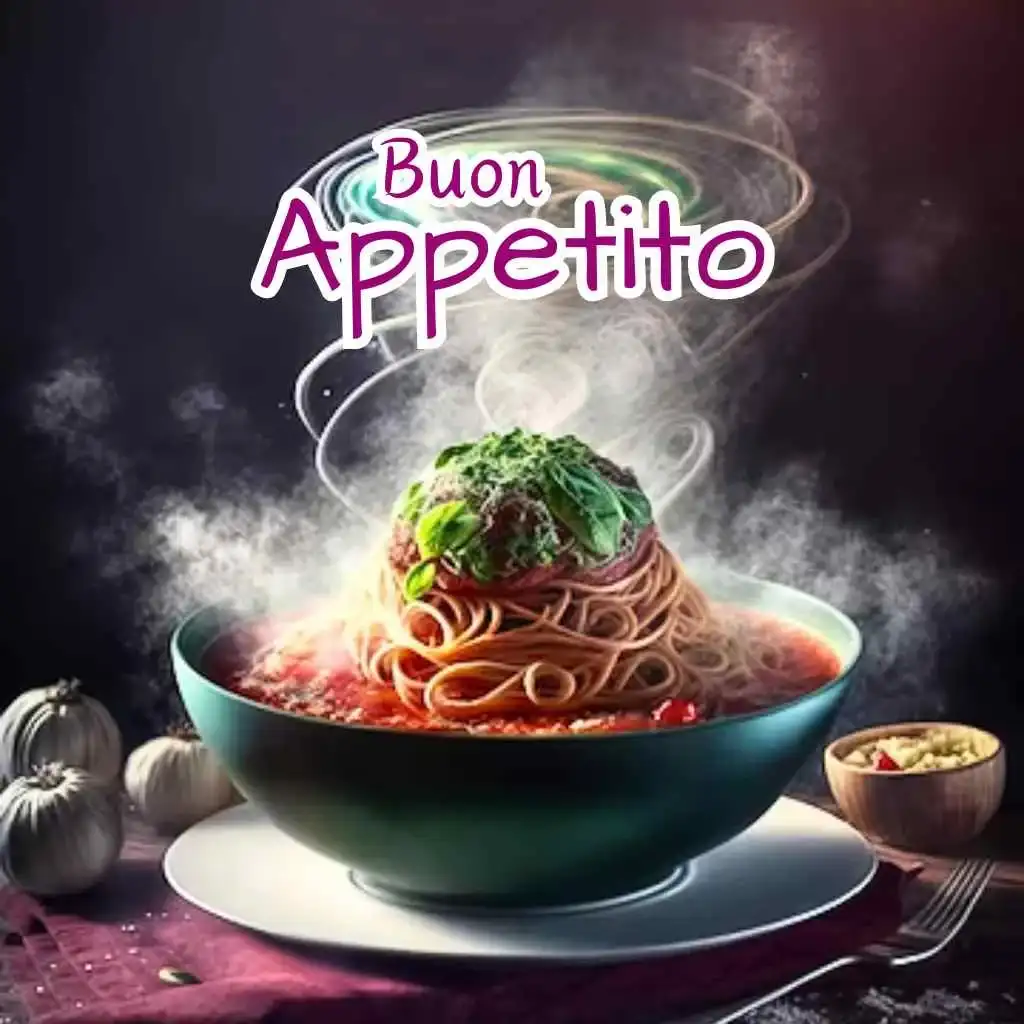 mmagini con scritto buon appetito
